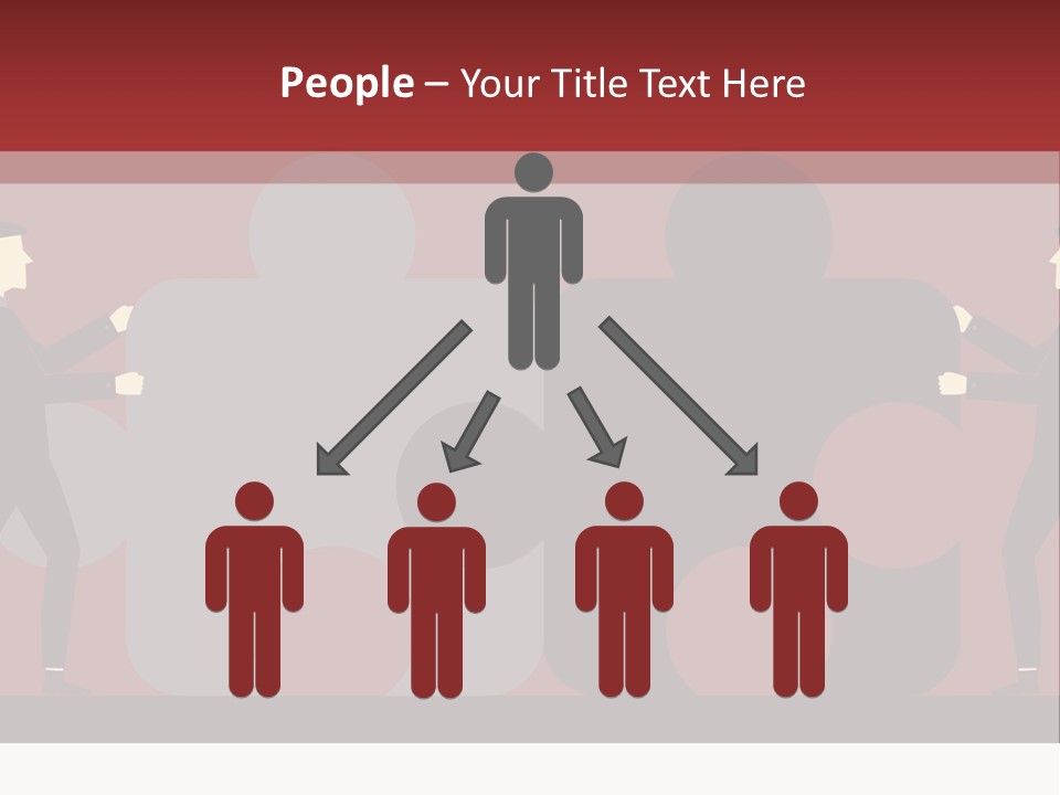 Ladder Teamwork Move PowerPoint Template