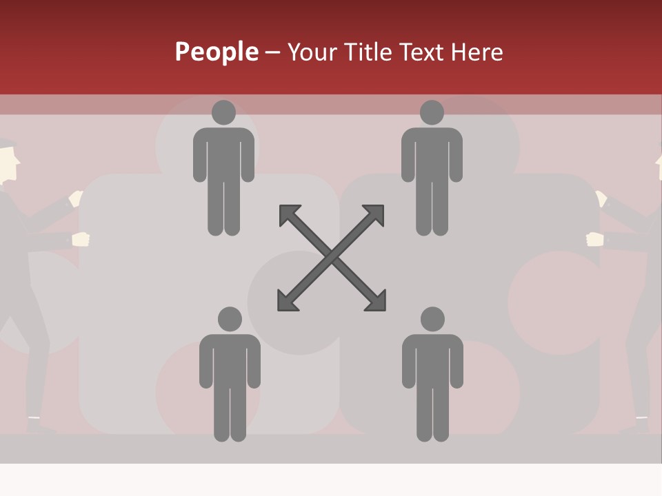 Ladder Teamwork Move PowerPoint Template