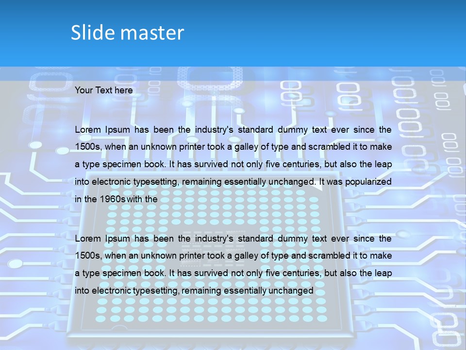 Integrated Digital Information PowerPoint Template