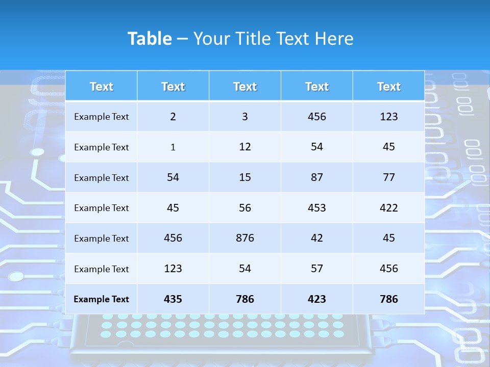 Integrated Digital Information PowerPoint Template