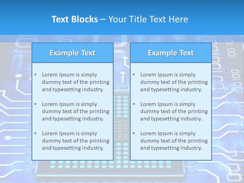 Integrated Digital Information PowerPoint Template