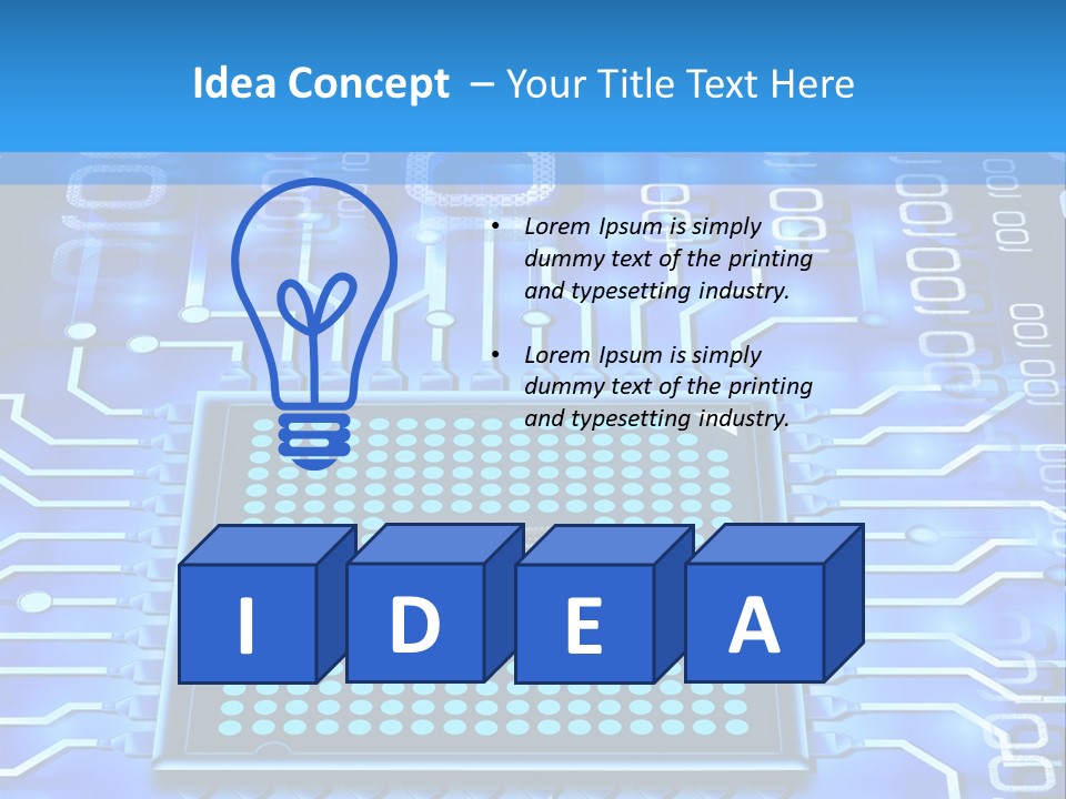Integrated Digital Information PowerPoint Template