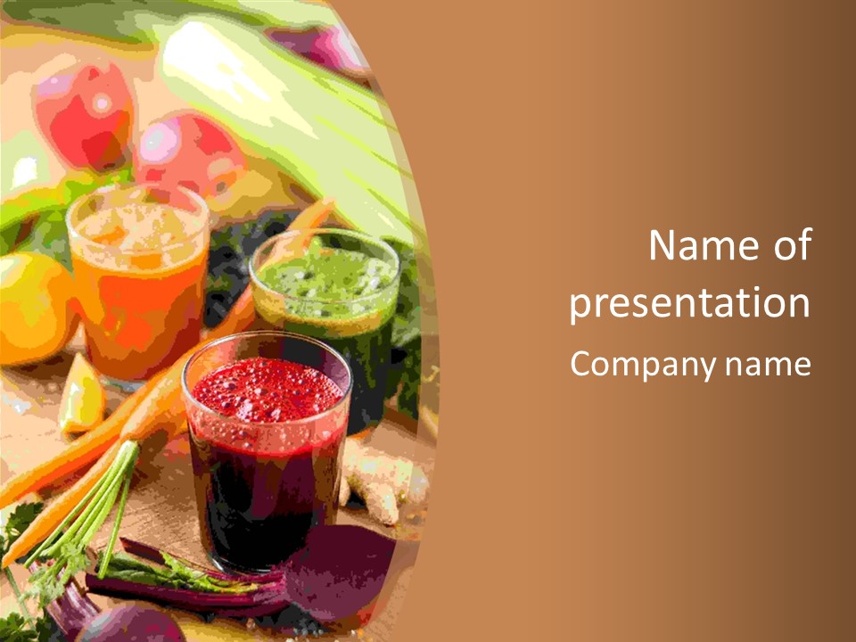 Nutritious Carrot Mix PowerPoint Template