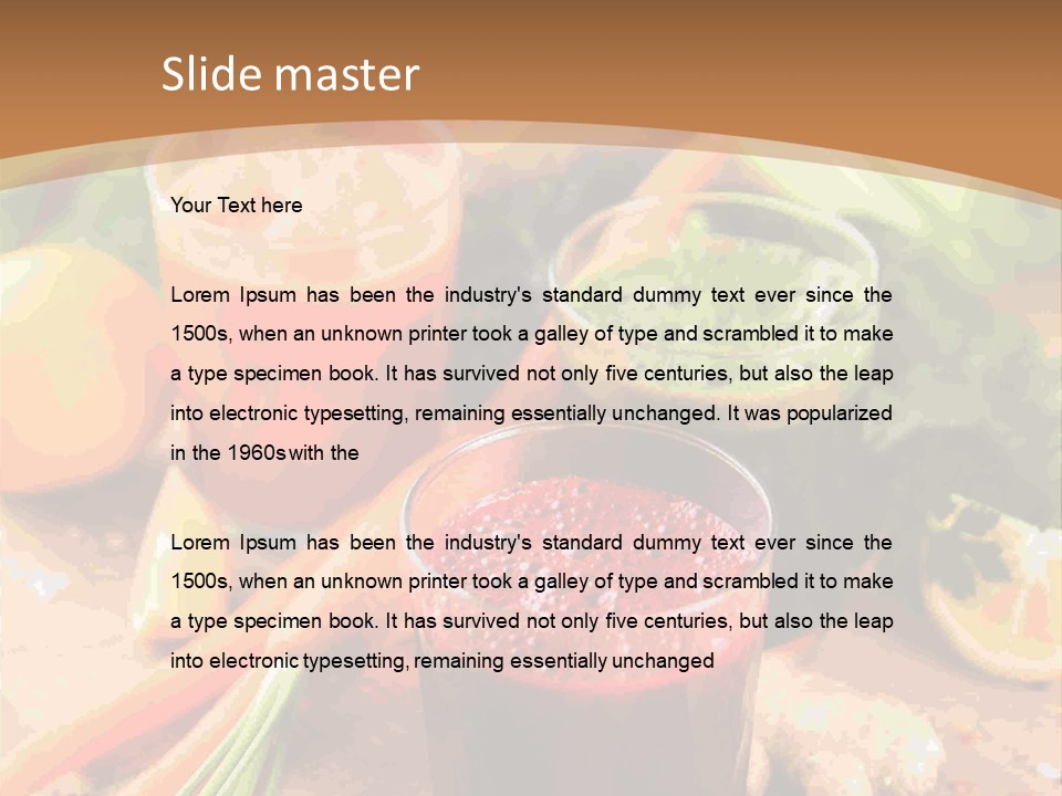 Nutritious Carrot Mix PowerPoint Template