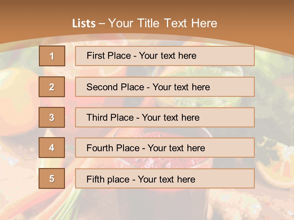 Nutritious Carrot Mix PowerPoint Template
