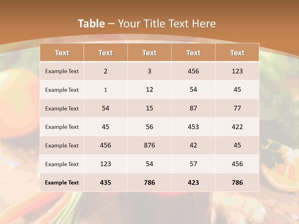 Nutritious Carrot Mix PowerPoint Template