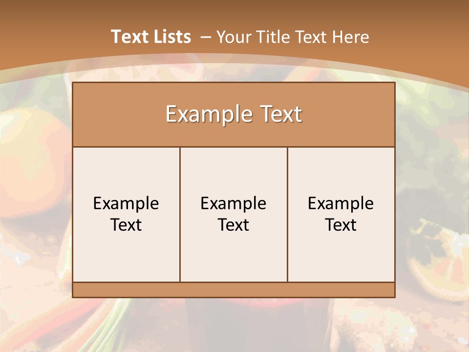 Nutritious Carrot Mix PowerPoint Template