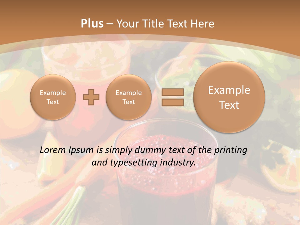 Nutritious Carrot Mix PowerPoint Template