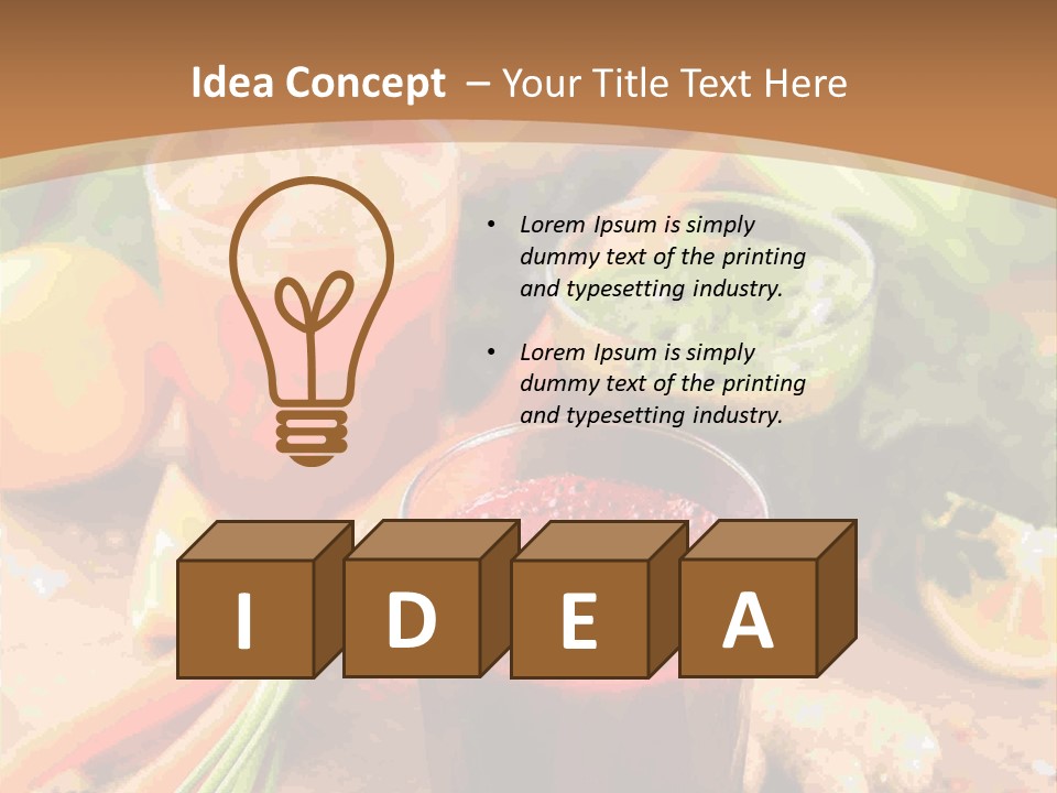 Nutritious Carrot Mix PowerPoint Template