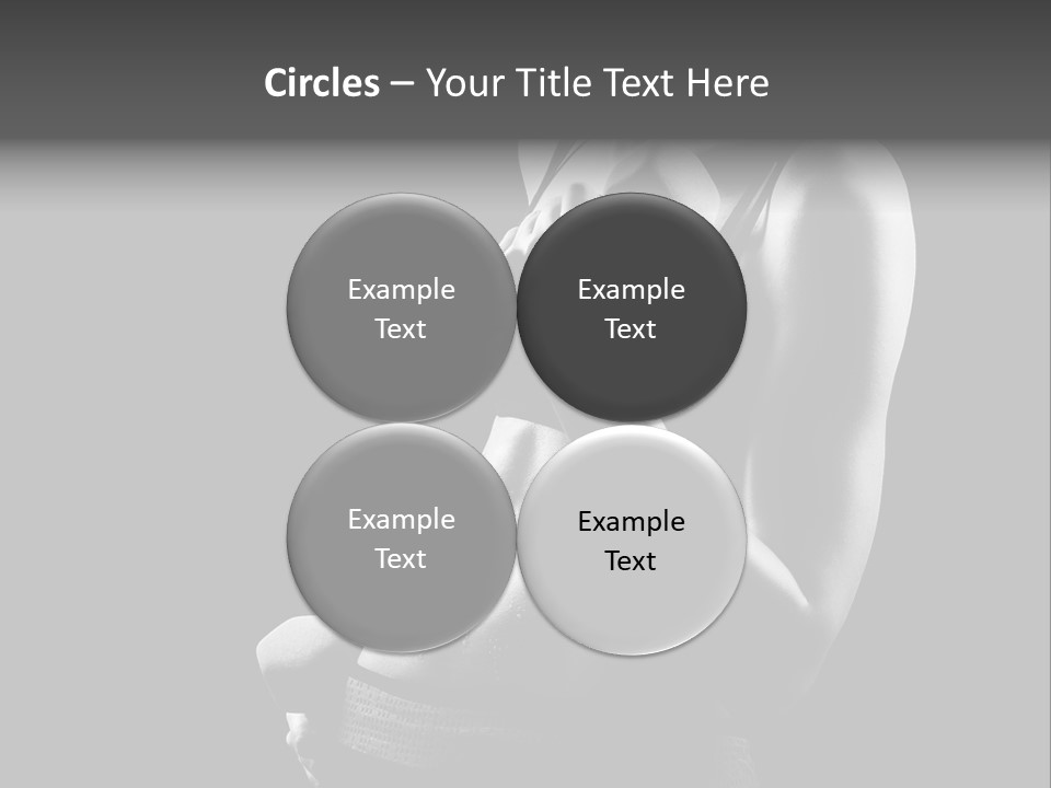 Strong Gym Person PowerPoint Template