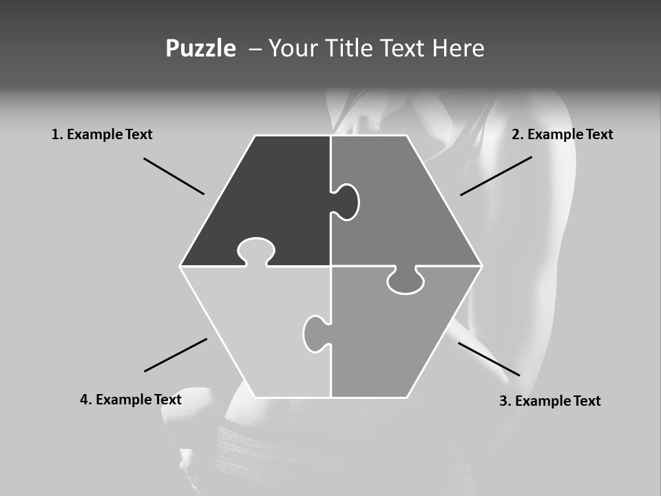 Strong Gym Person PowerPoint Template