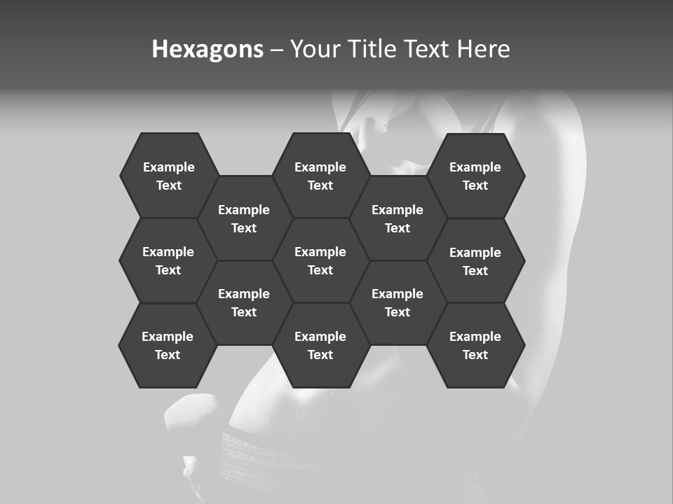 Strong Gym Person PowerPoint Template