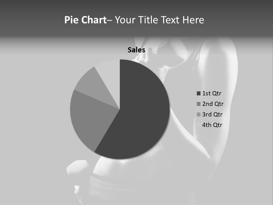 Strong Gym Person PowerPoint Template