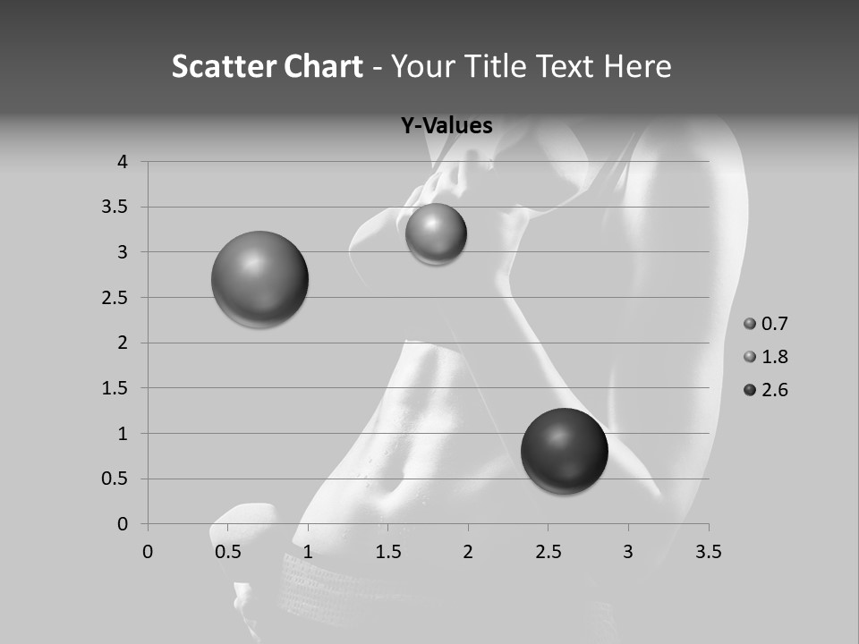 Strong Gym Person PowerPoint Template