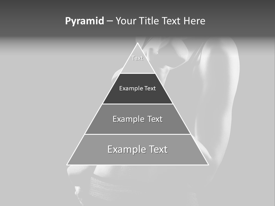 Strong Gym Person PowerPoint Template