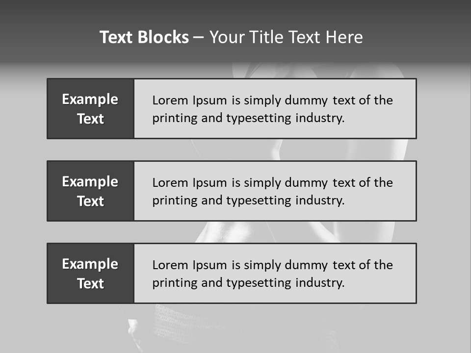 Strong Gym Person PowerPoint Template