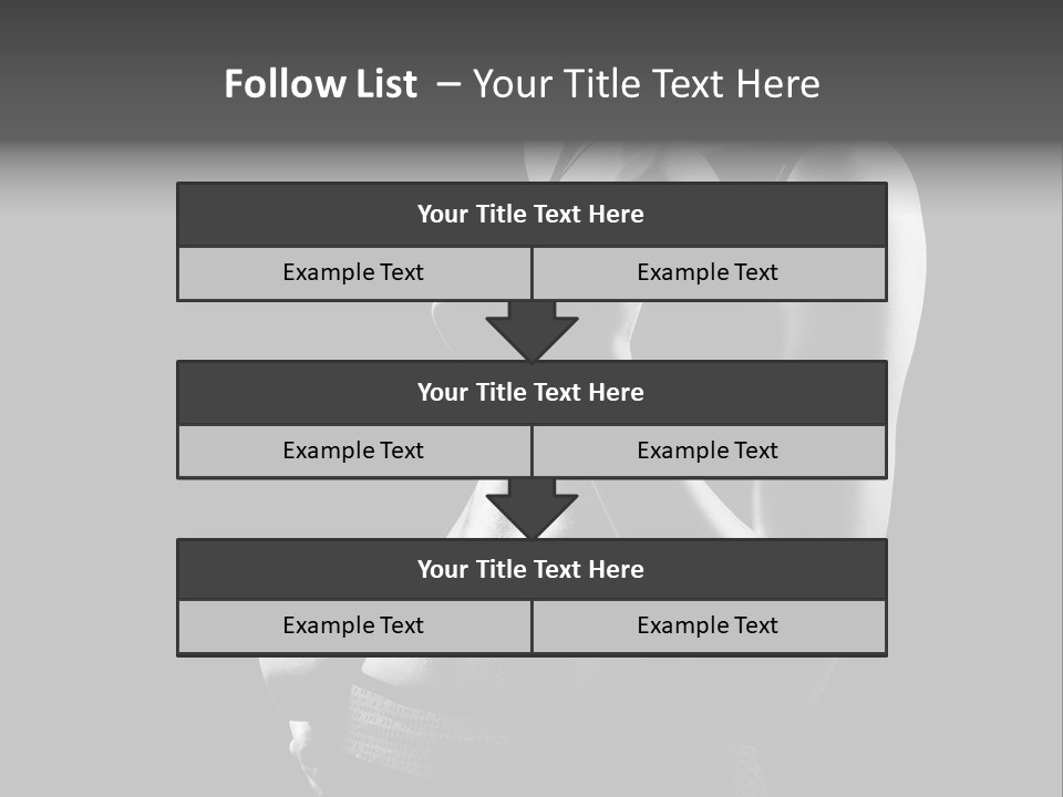 Strong Gym Person PowerPoint Template