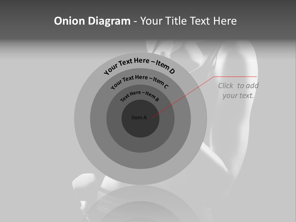 Strong Gym Person PowerPoint Template