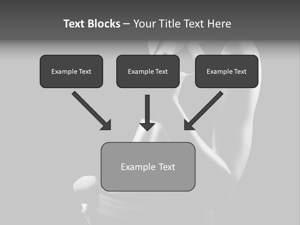 Strong Gym Person PowerPoint Template