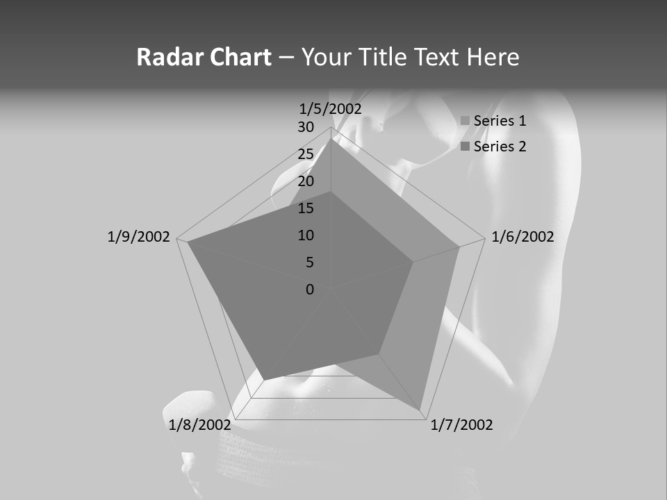 Strong Gym Person PowerPoint Template