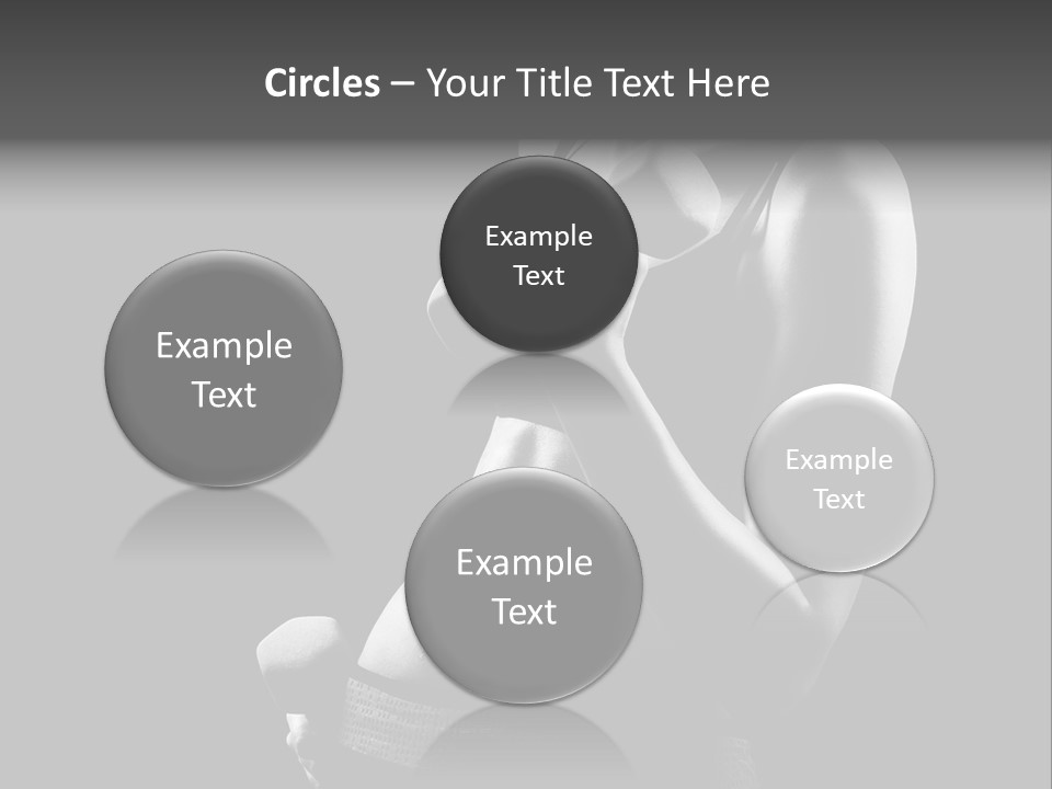 Strong Gym Person PowerPoint Template