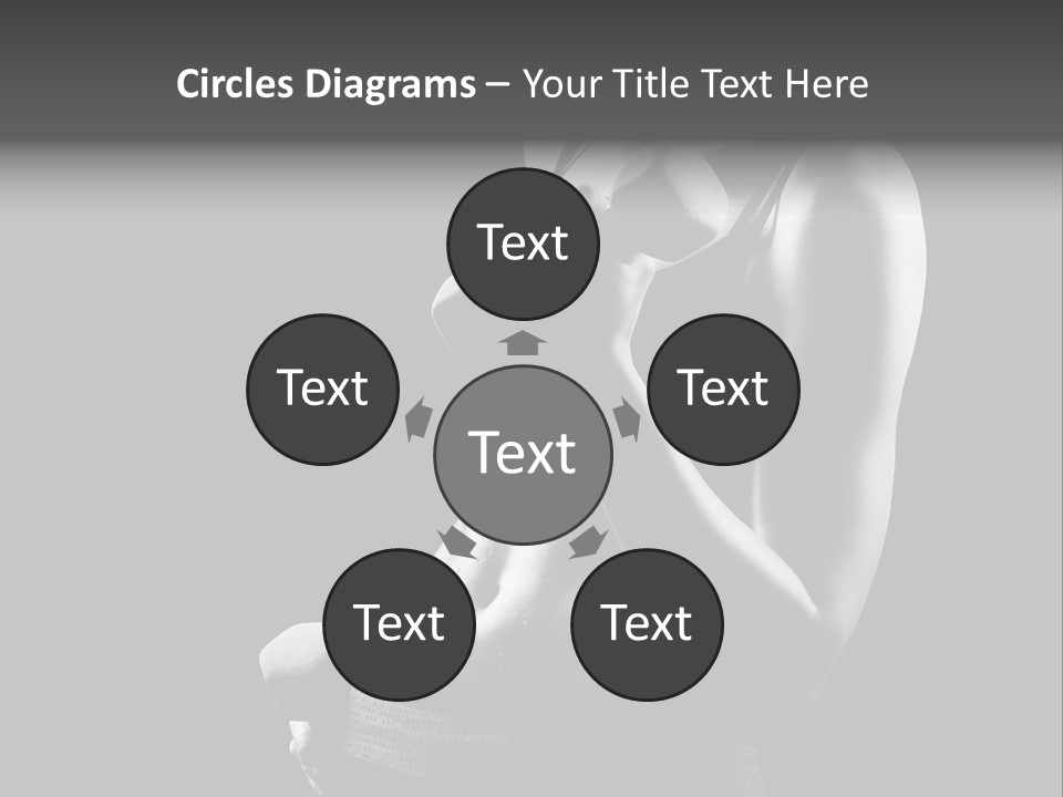 Strong Gym Person PowerPoint Template