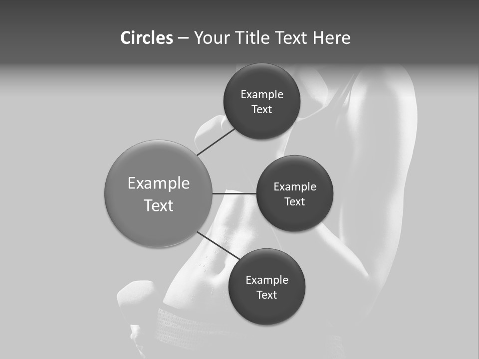 Strong Gym Person PowerPoint Template