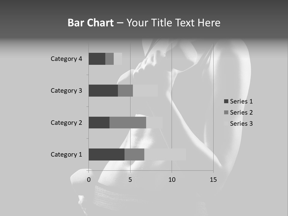 Strong Gym Person PowerPoint Template