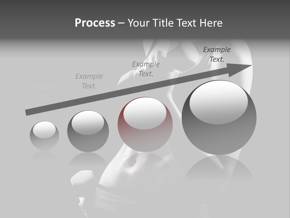 Strong Gym Person PowerPoint Template