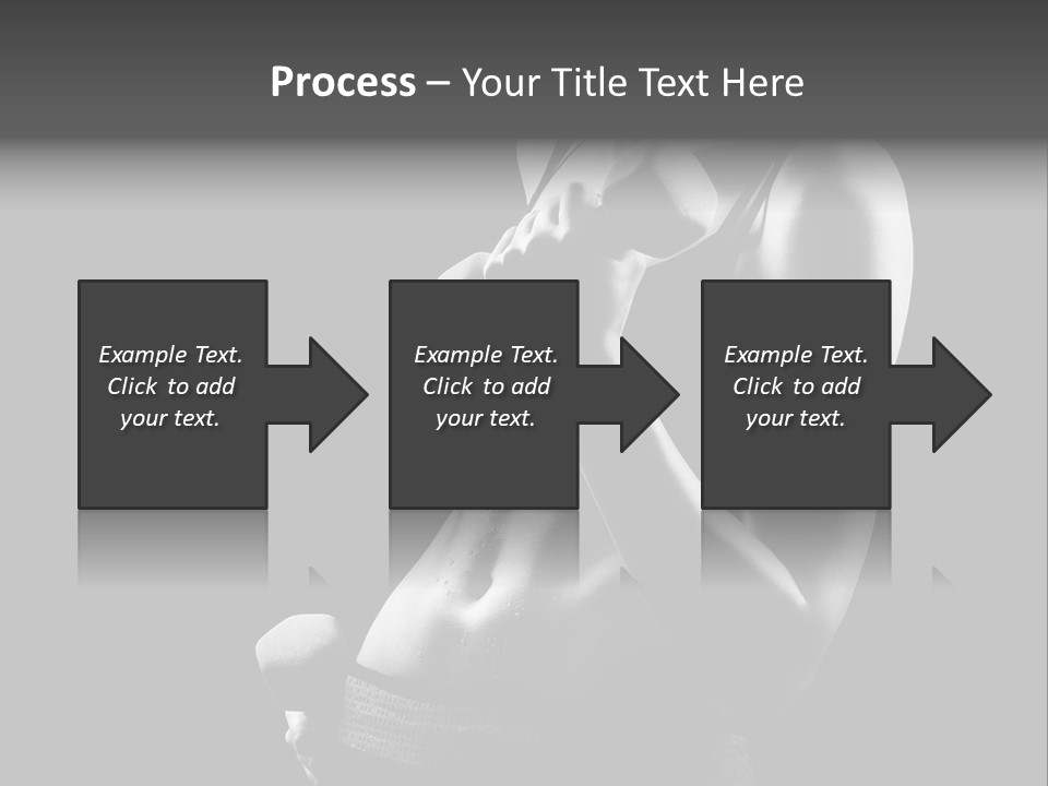 Strong Gym Person PowerPoint Template