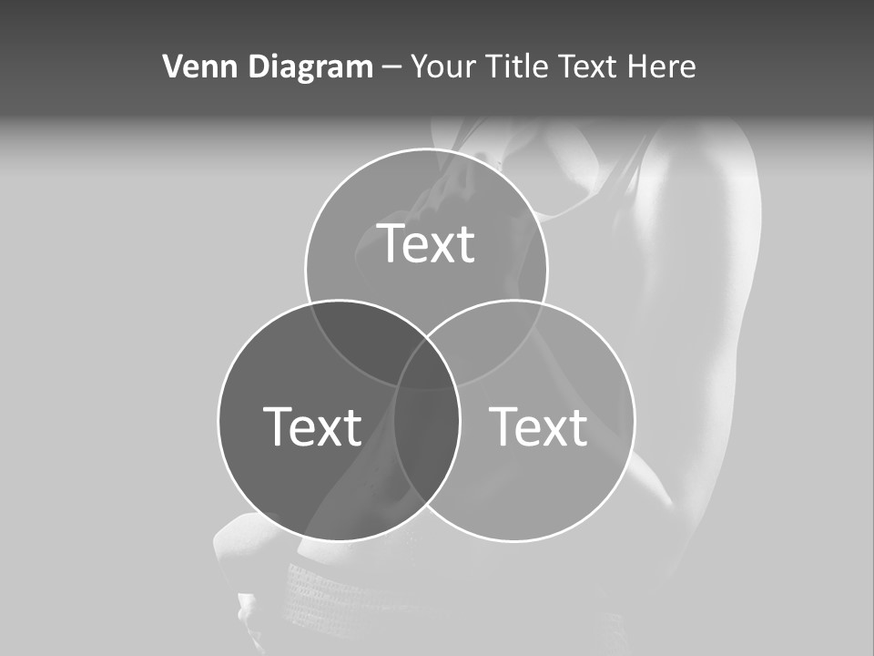 Strong Gym Person PowerPoint Template