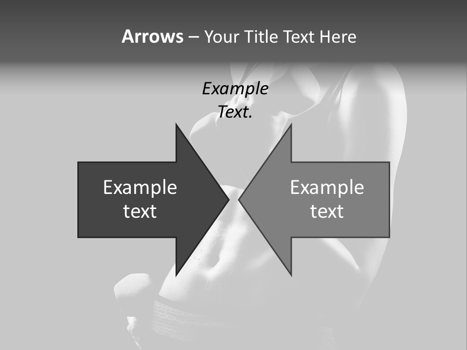 Strong Gym Person PowerPoint Template