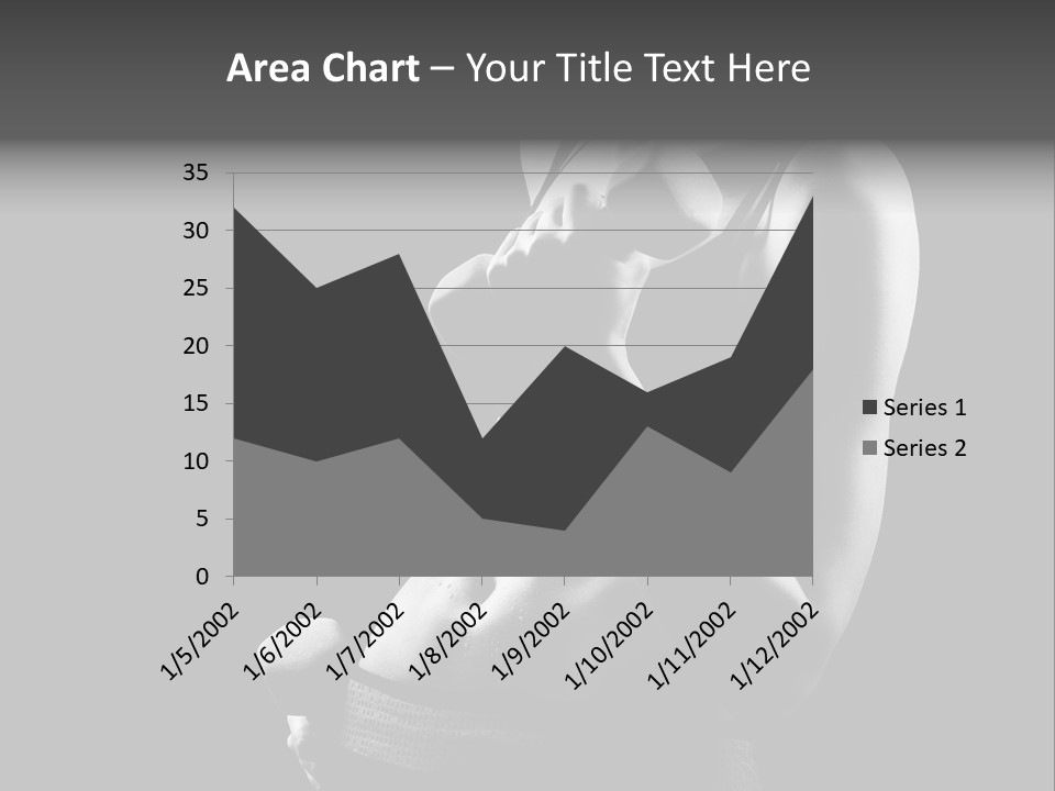 Strong Gym Person PowerPoint Template