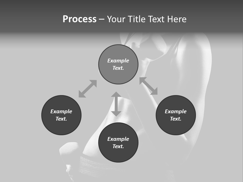 Strong Gym Person PowerPoint Template