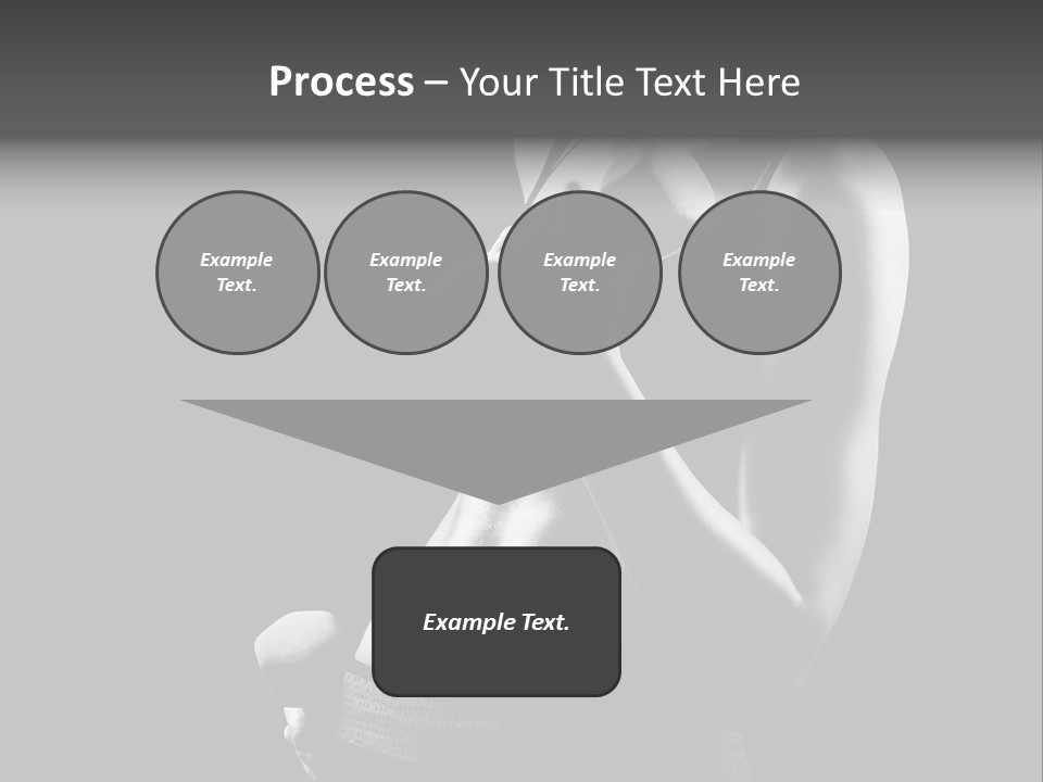 Strong Gym Person PowerPoint Template