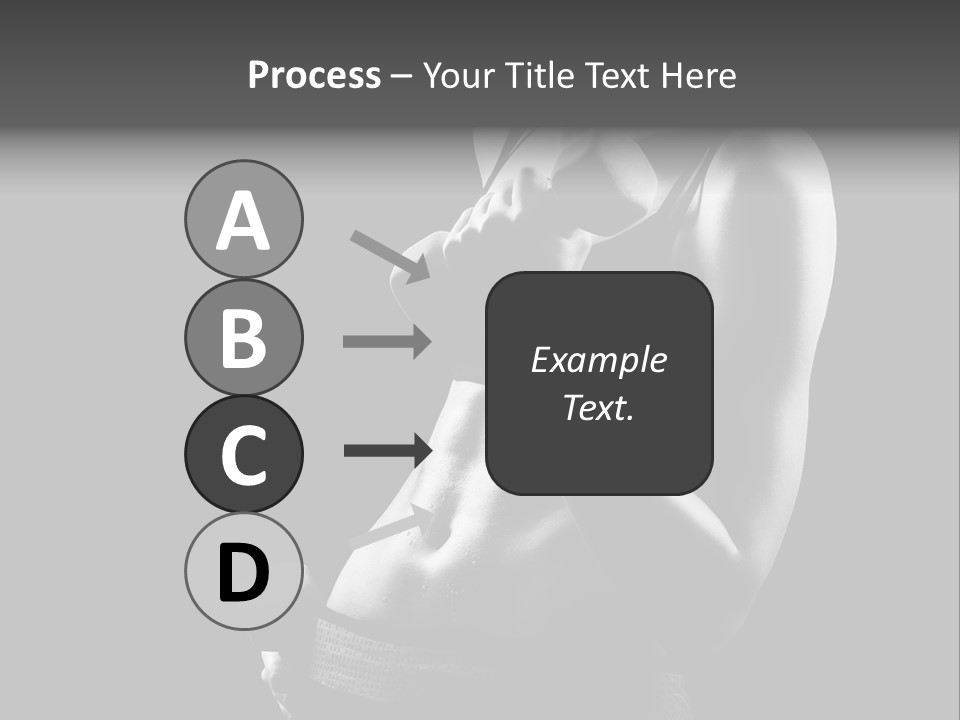 Strong Gym Person PowerPoint Template