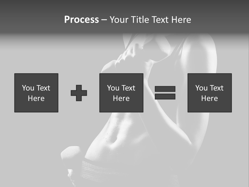 Strong Gym Person PowerPoint Template