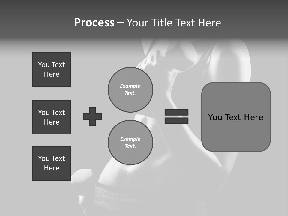 Strong Gym Person PowerPoint Template