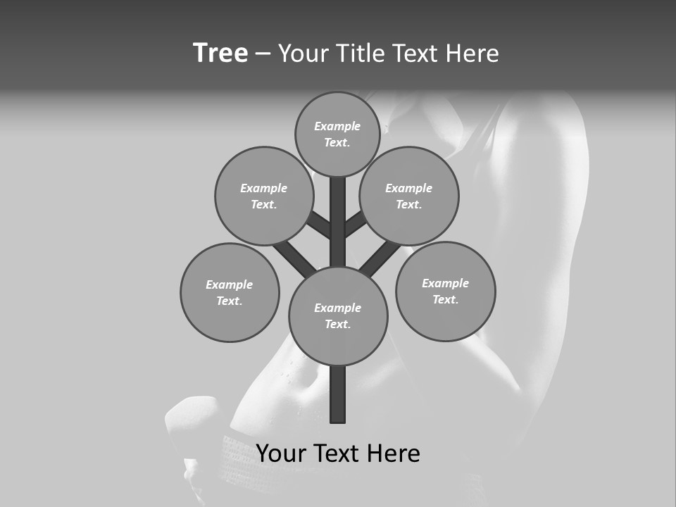 Strong Gym Person PowerPoint Template