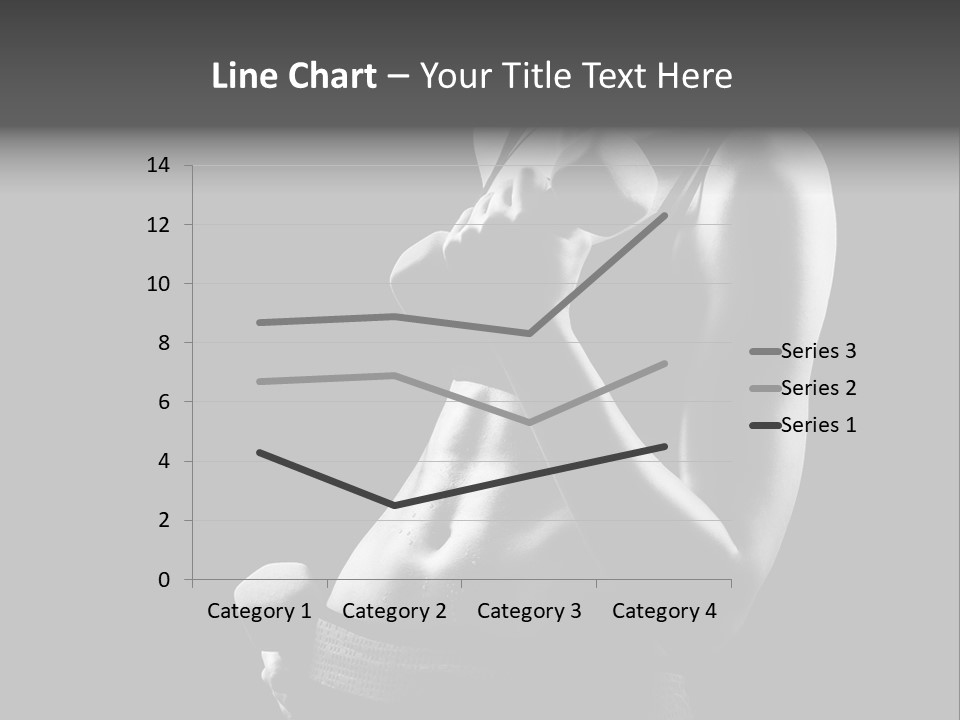 Strong Gym Person PowerPoint Template