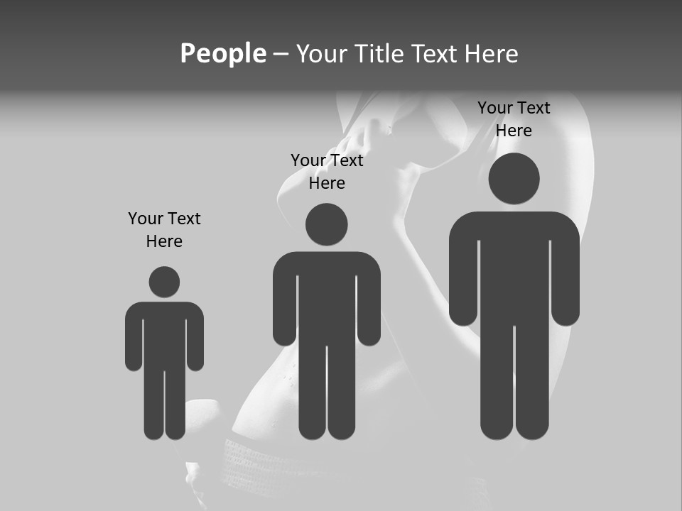 Strong Gym Person PowerPoint Template