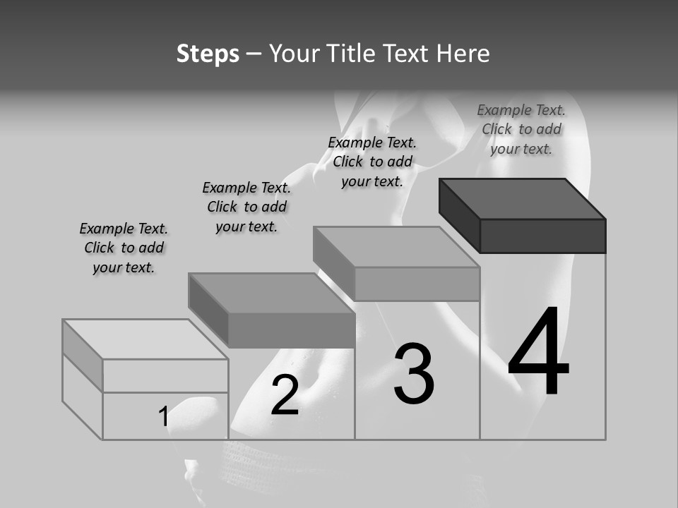 Strong Gym Person PowerPoint Template