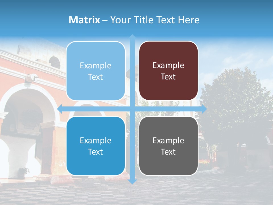 Row Arch Religion PowerPoint Template