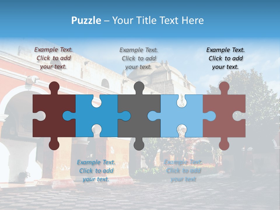 Row Arch Religion PowerPoint Template