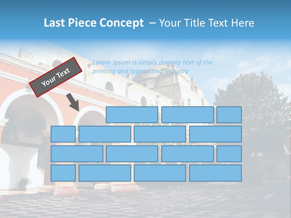 Row Arch Religion PowerPoint Template