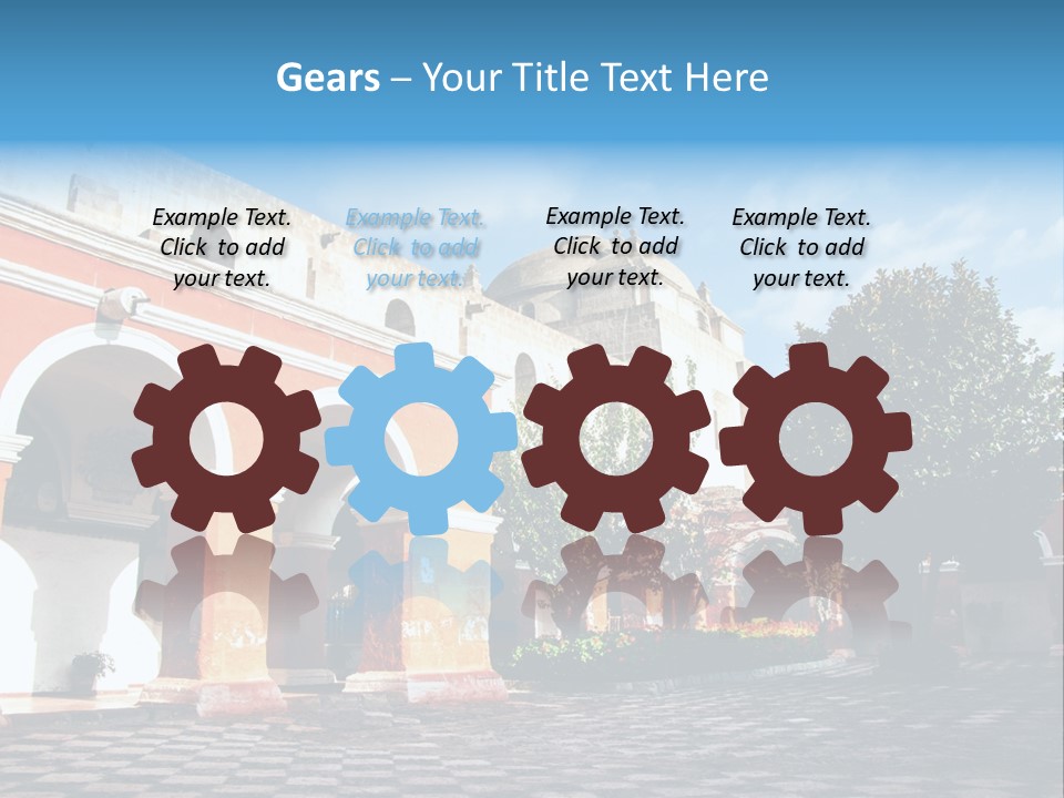 Row Arch Religion PowerPoint Template