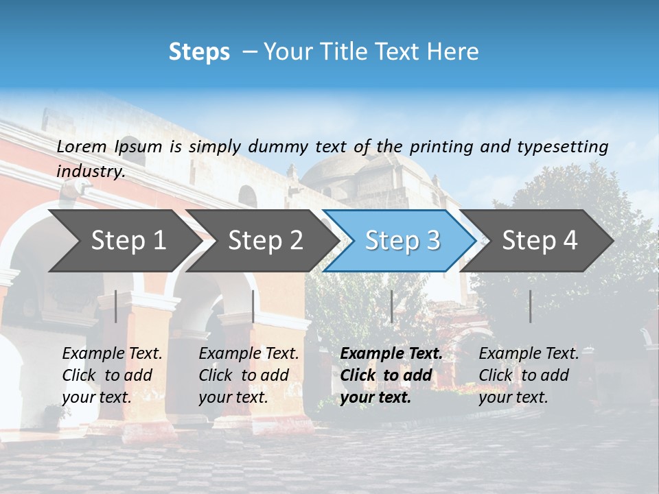 Row Arch Religion PowerPoint Template