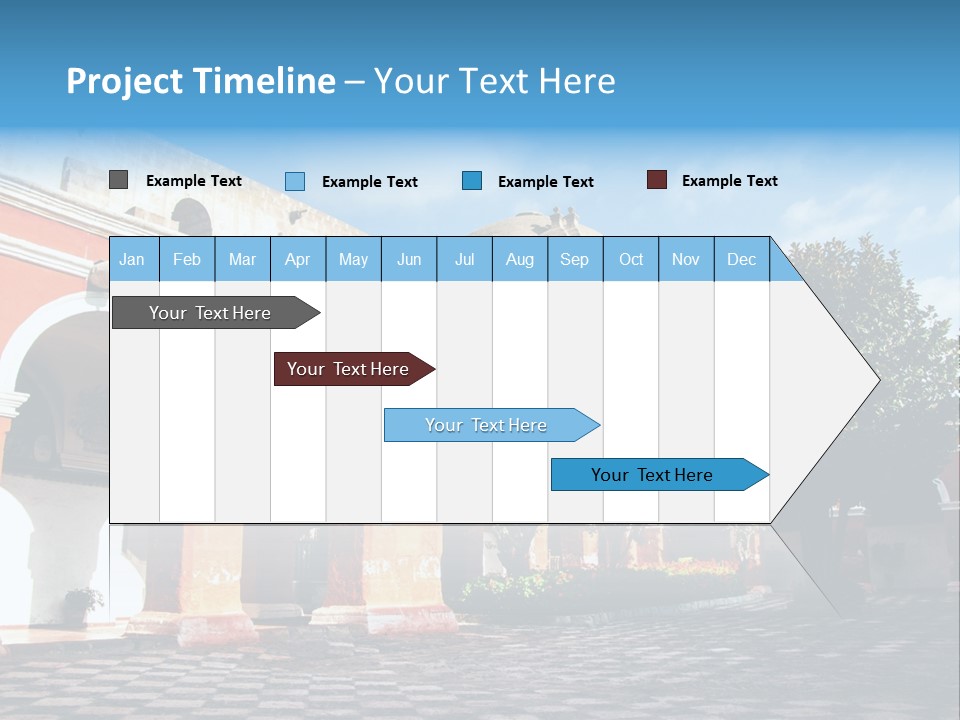 Row Arch Religion PowerPoint Template