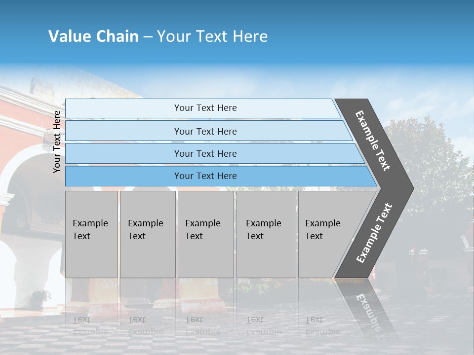 Row Arch Religion PowerPoint Template