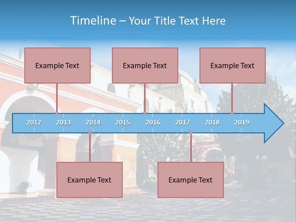 Row Arch Religion PowerPoint Template
